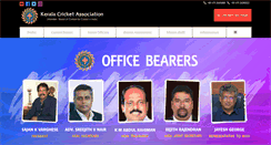 Desktop Screenshot of keralacricketassociation.com